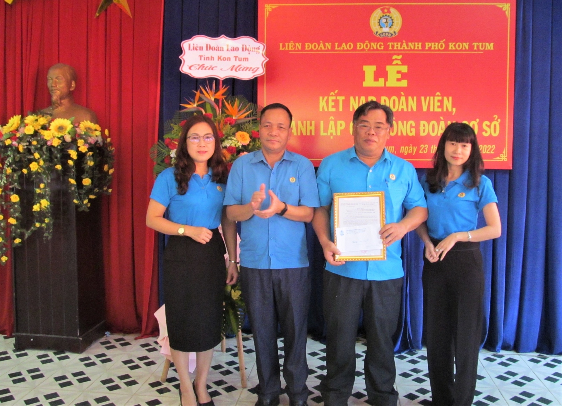 Nhiệm kỳ 2018-2023 Công đoàn các tỉnh Tây Nguyên kết nạp gần 50 ngàn đoàn viên