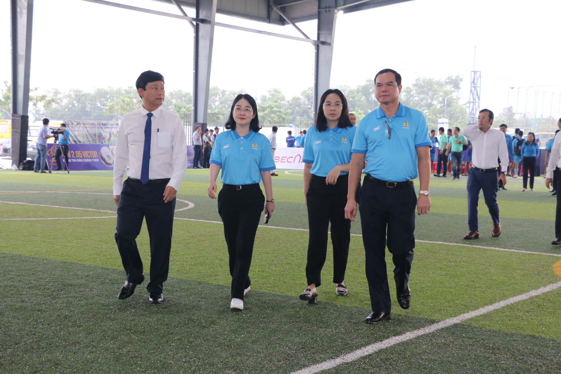 Khai mạc vòng chung kết Giải bóng đá công nhân năm 2023 Khai mạc vòng chung kết Giải bóng đá công nhân năm 2023