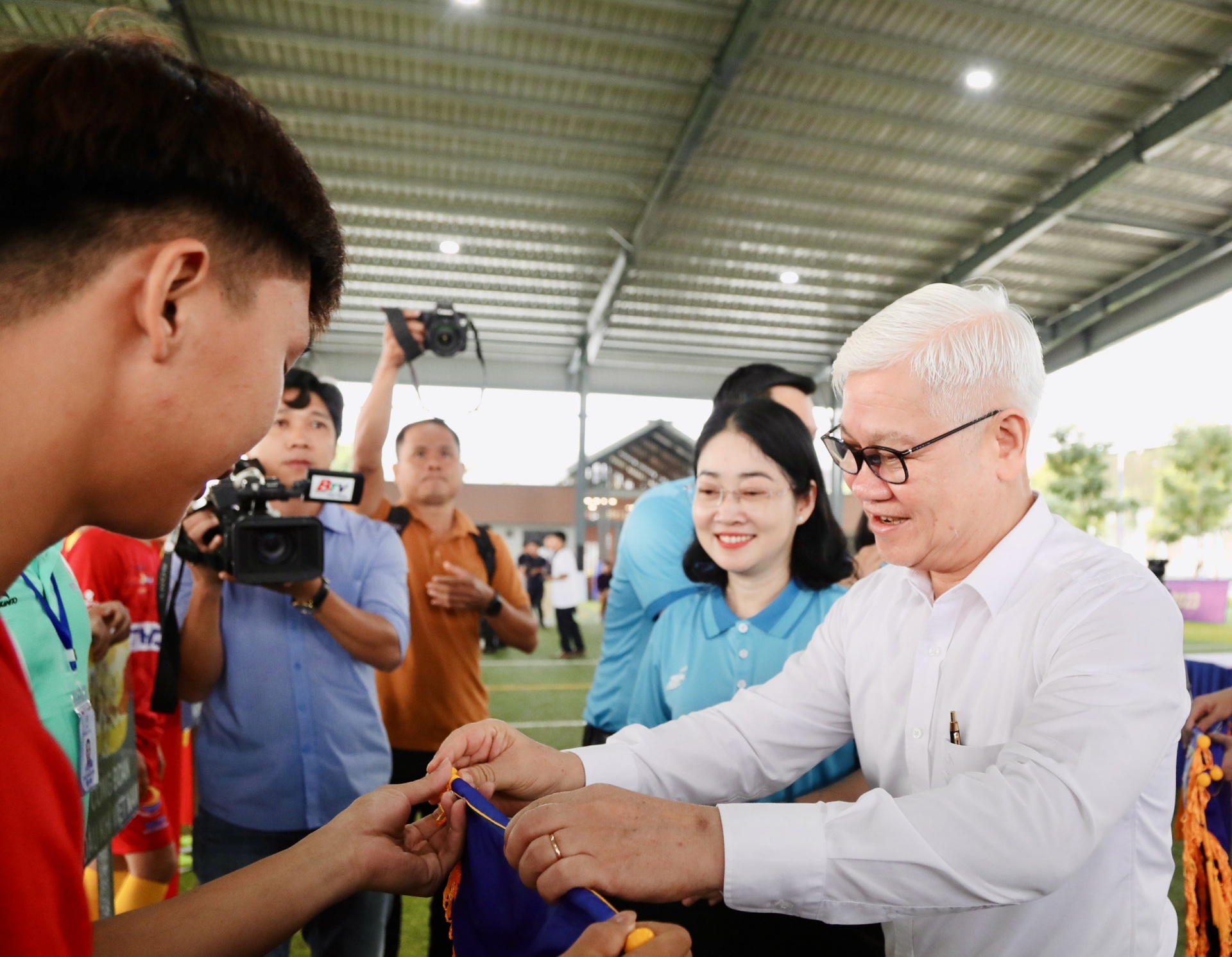 Khai mạc vòng chung kết Giải bóng đá công nhân năm 2023 Khai mạc vòng chung kết Giải bóng đá công nhân năm 2023