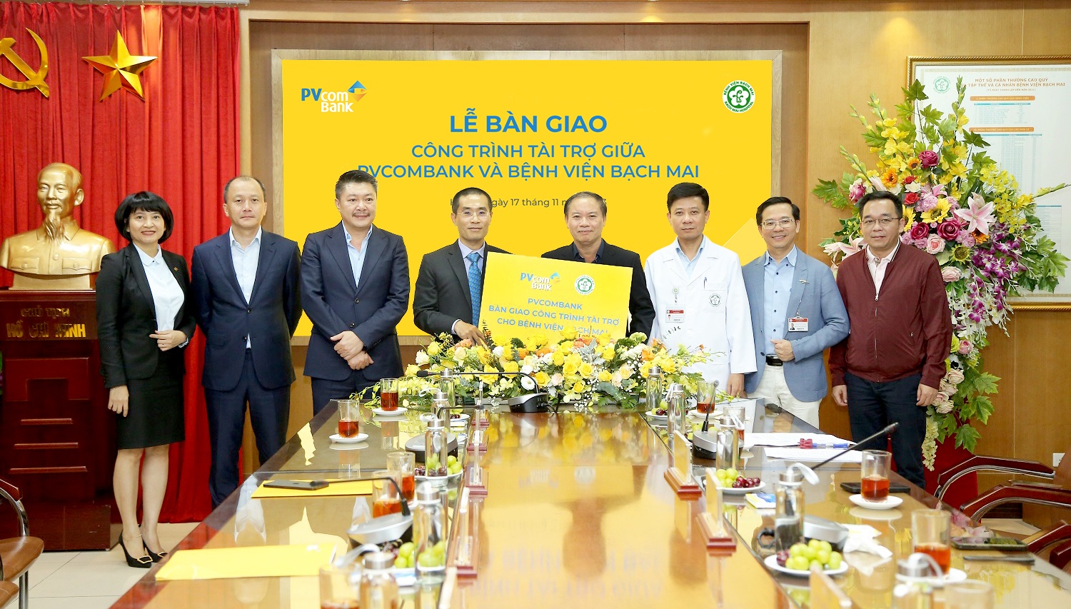 PVcomBank bàn giao các công trình tài trợ cho Bệnh viện Bạch Mai PVcomBank bàn giao các công trình tài trợ cho Bệnh viện Bạch Mai