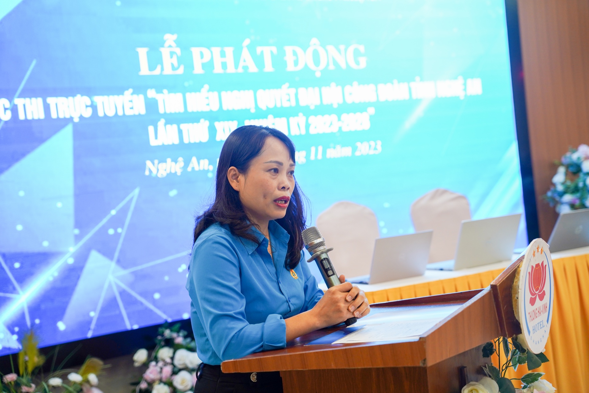 Công đoàn KKT Đông Nam Nghệ An tập huấn tài chính cho gần 100 đoàn viên công đoàn