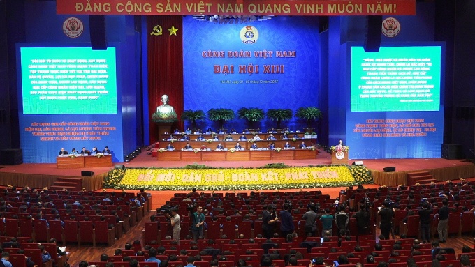 Khai mạc phiên thứ nhất Đại hội XIII Công đoàn Việt Nam