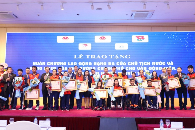 Vinh danh vận động viên và huấn luyện viên khuyết tật xuất sắc