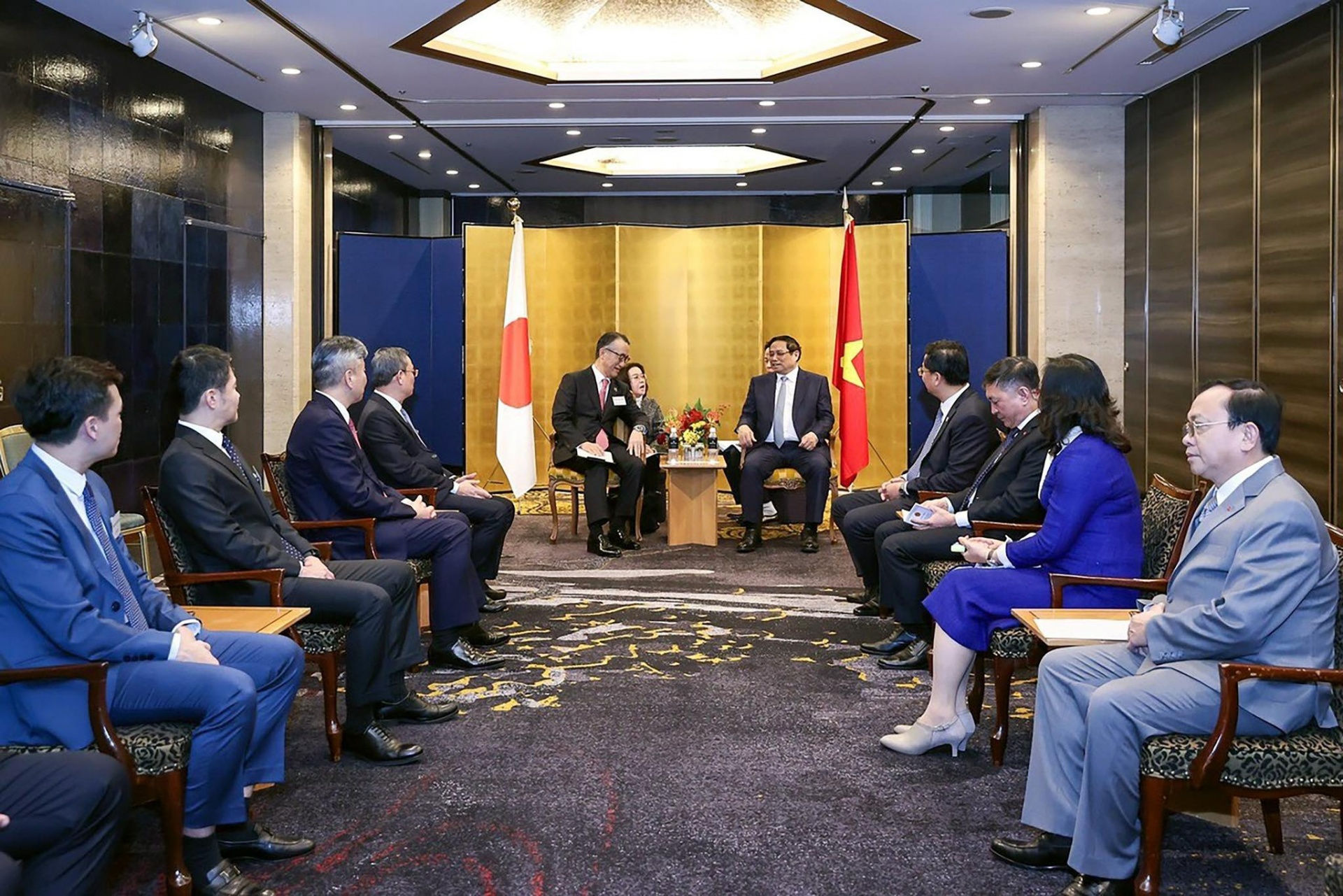 Buổi tiếp Chủ tịch Tập đoàn MUFG của Thủ tướng Phạm Minh Chính Ảnh: Nhật Bắc Buổi tiếp Chủ tịch Tập đoàn MUFG của Thủ tướng Phạm Minh Chính Ảnh: Nhật Bắc