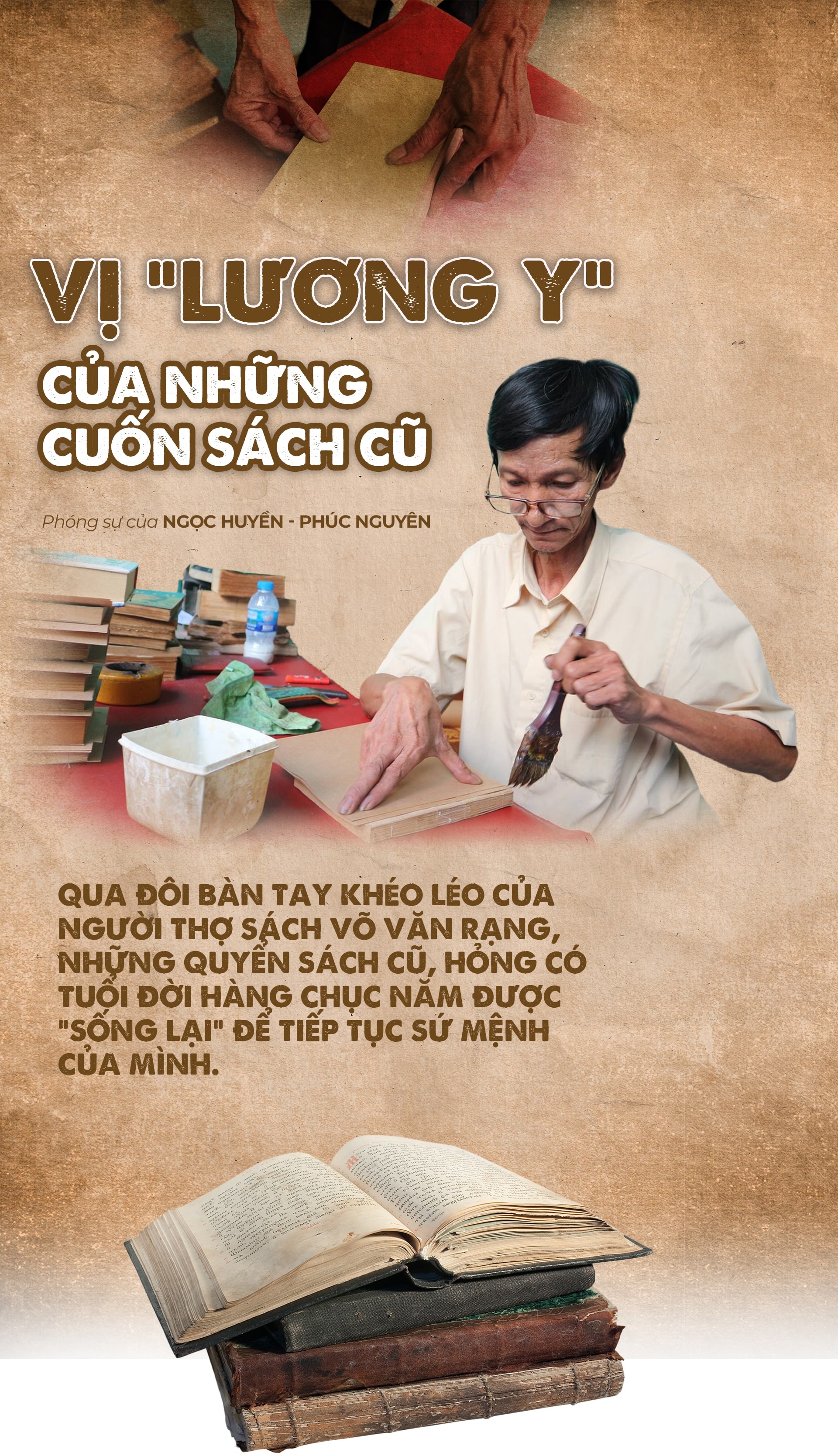 Vị “lương y” của những cuốn sách cũ