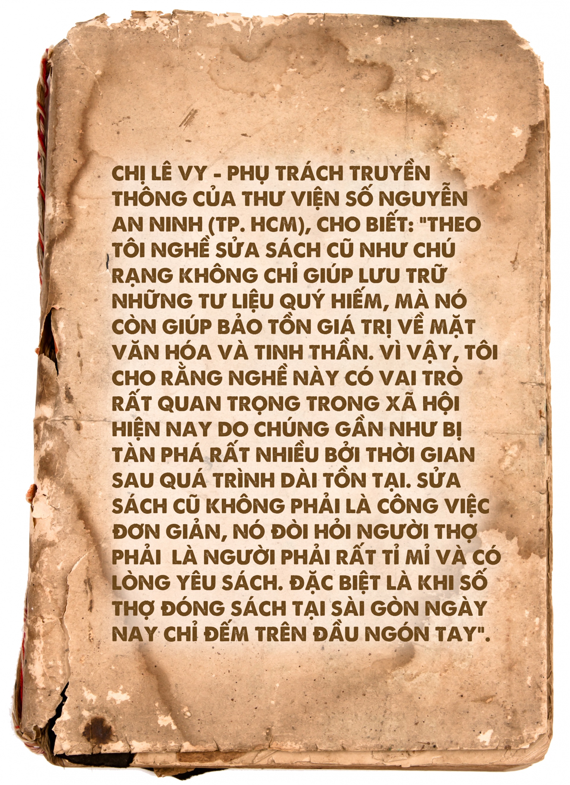 Vị “lương y” của những cuốn sách cũ
