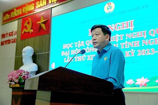 Công đoàn Nghệ An: Tập trung trí tuệ đưa nghị quyết vào cuộc sống Công đoàn Nghệ An: Tập trung trí tuệ đưa nghị quyết vào cuộc sống