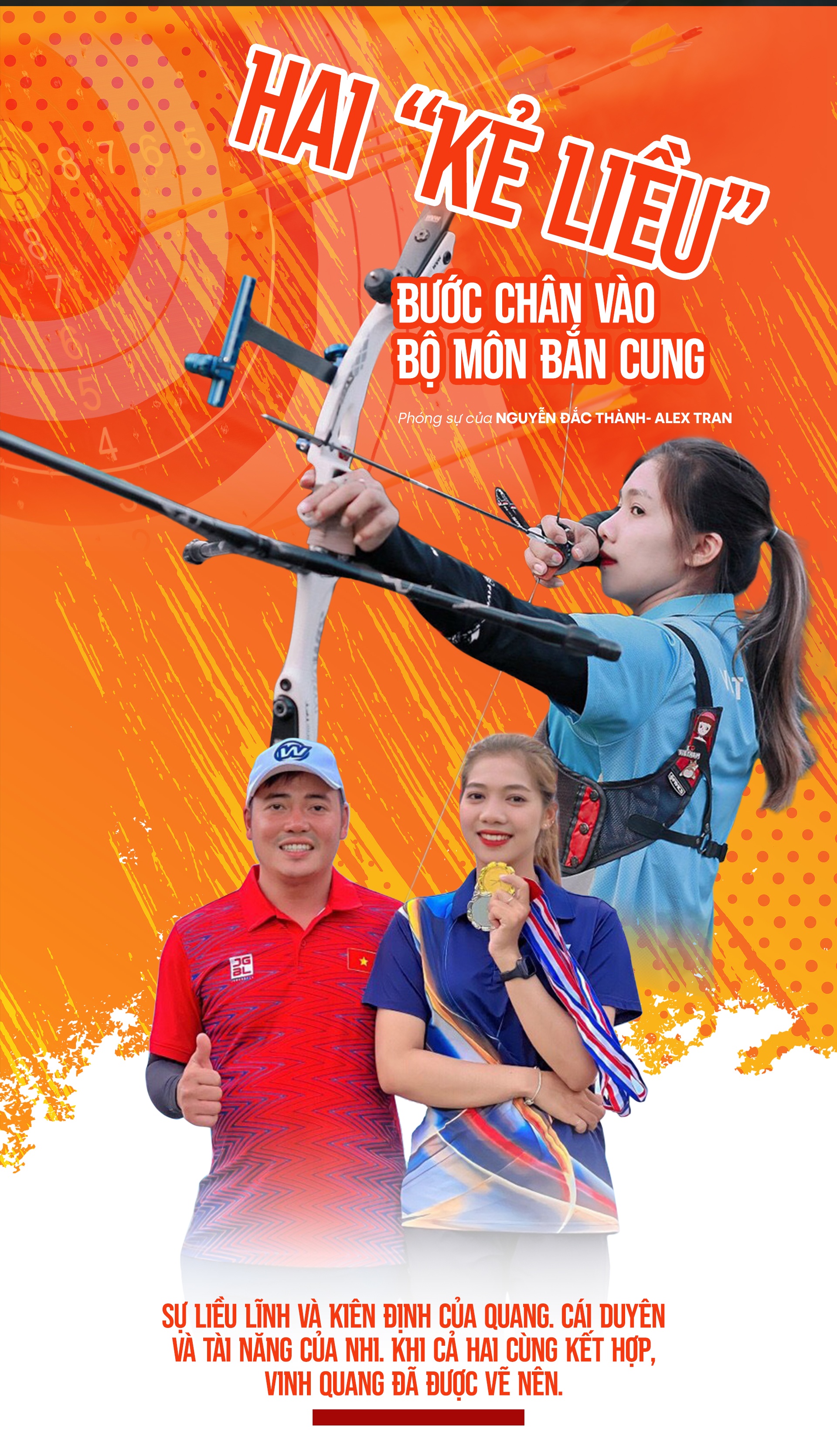 Hai “kẻ liều” bước chân vào bộ môn bắn cung Hai “kẻ liều” bước chân vào bộ môn bắn cung