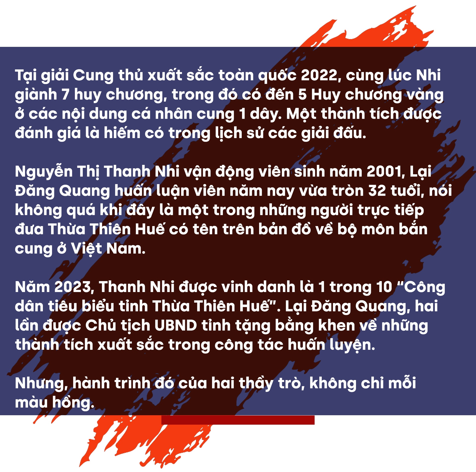Hai “kẻ liều” bước chân vào bộ môn bắn cung Hai “kẻ liều” bước chân vào bộ môn bắn cung