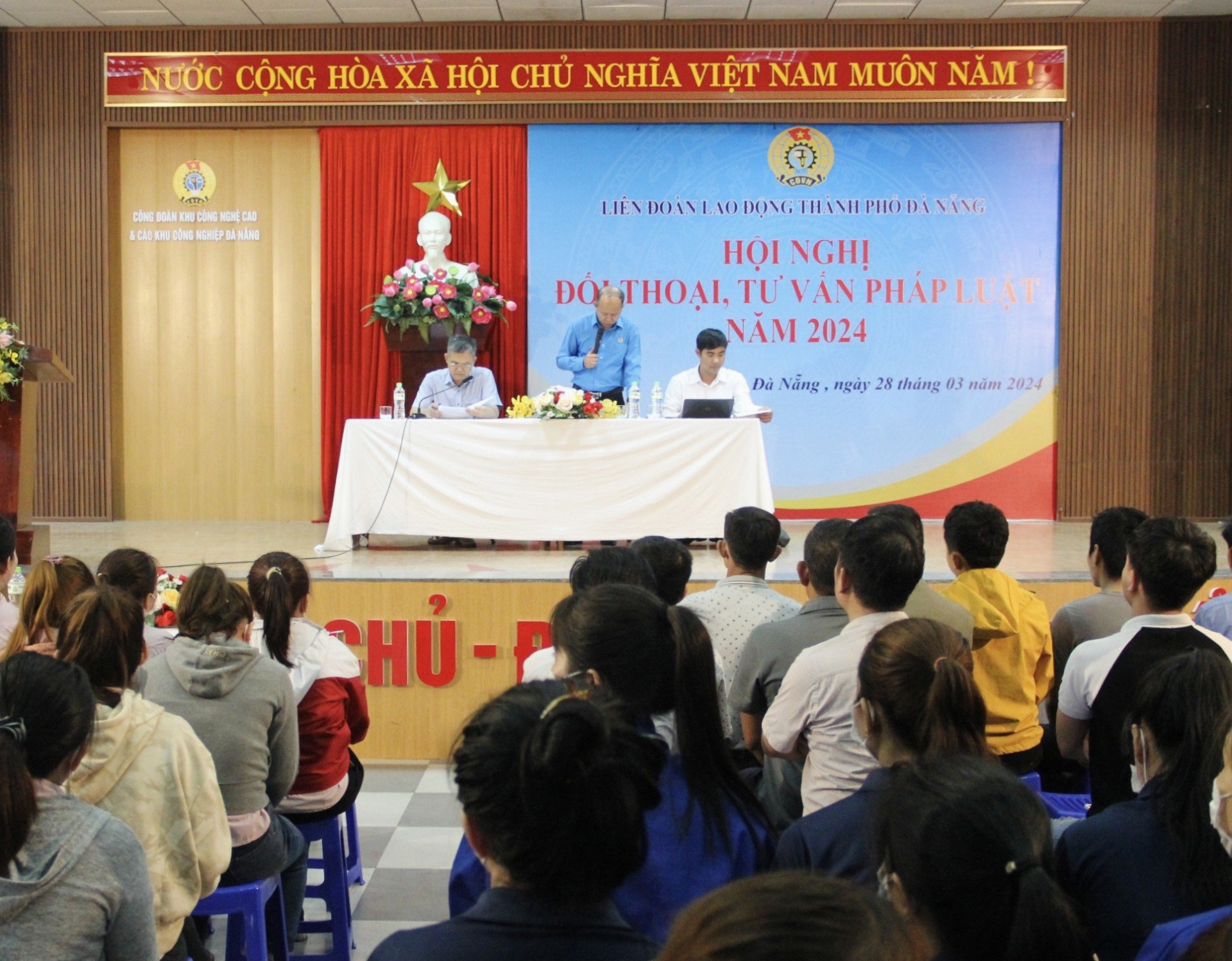 Đà Nẵng: Tổ chức công đoàn tập trung giải quyết vướng mắc của công nhân lao động Đà Nẵng: Tổ chức công đoàn tập trung giải quyết vướng mắc của công nhân lao động