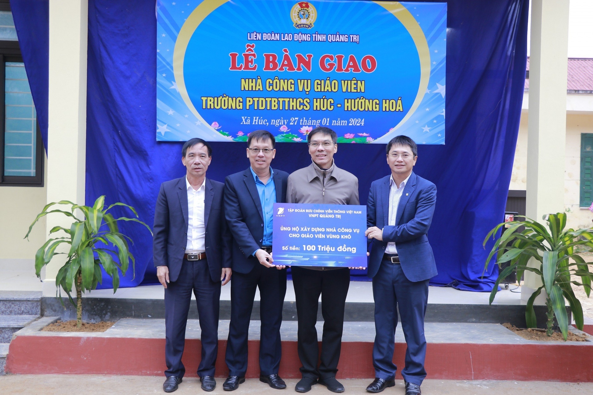 LĐLĐ tỉnh Quảng Trị tiên phong xây nhà công vụ cho giáo viên vùng khó