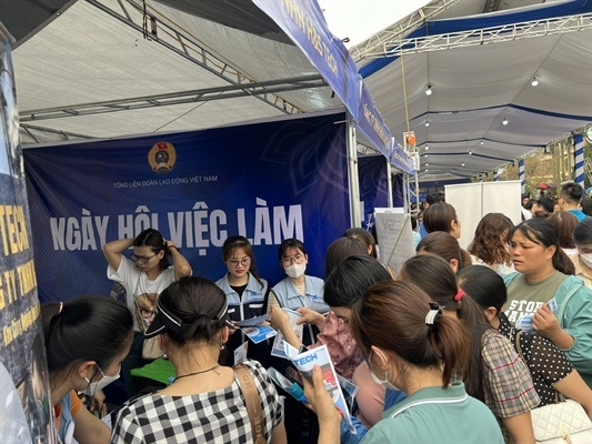Hiệu quả kết nối cung - cầu tại Ngày hội việc làm cho lao động nữ