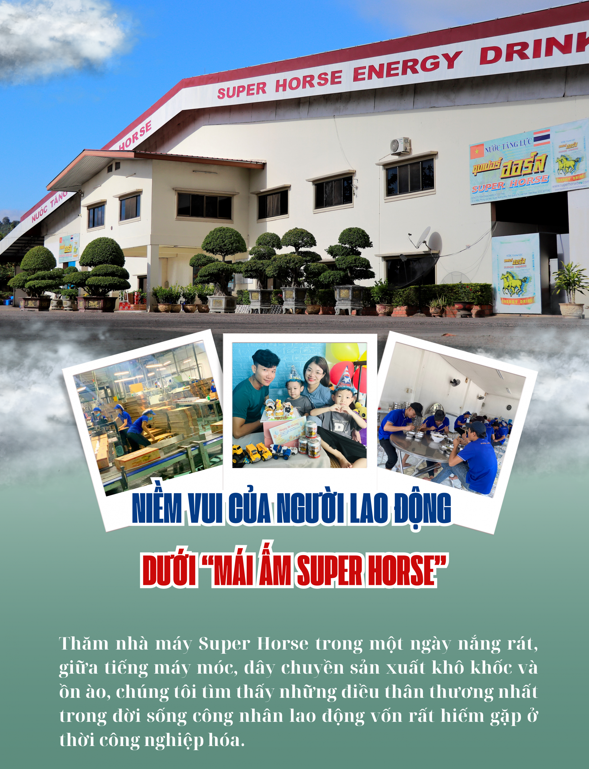 Niềm vui của người lao động dưới “mái ấm Super Horse” Niềm vui của người lao động dưới “mái ấm Super Horse”