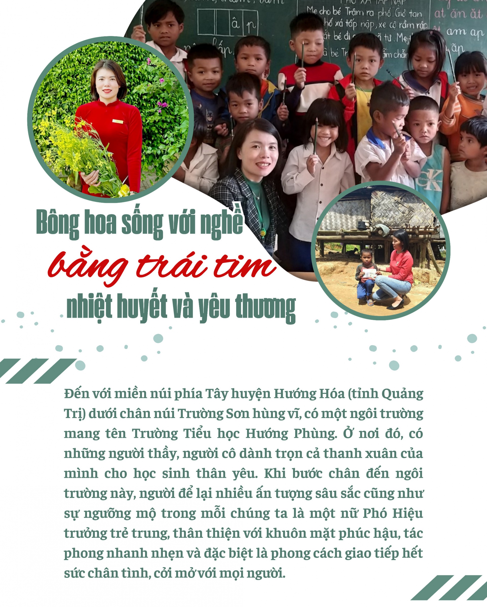 Bông hoa sống với nghề bằng trái tim nhiệt huyết và yêu thương Bông hoa sống với nghề bằng trái tim nhiệt huyết và yêu thương