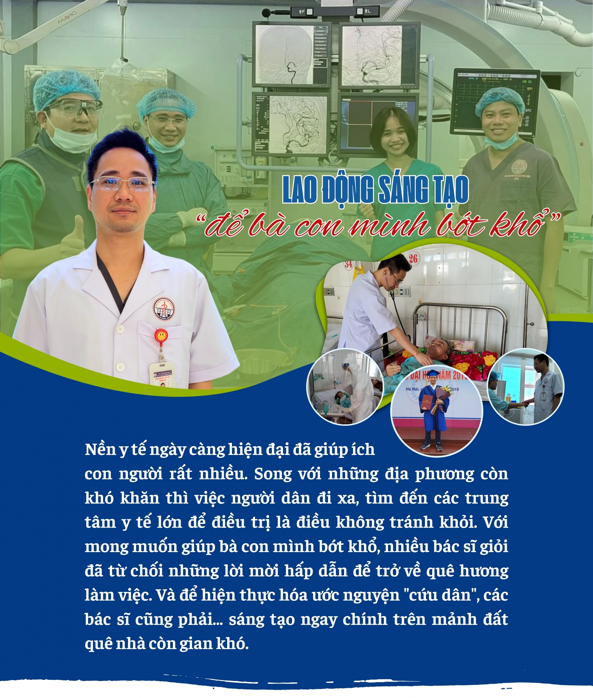 Lao động sáng tạo 'để bà con mình bớt khổ'