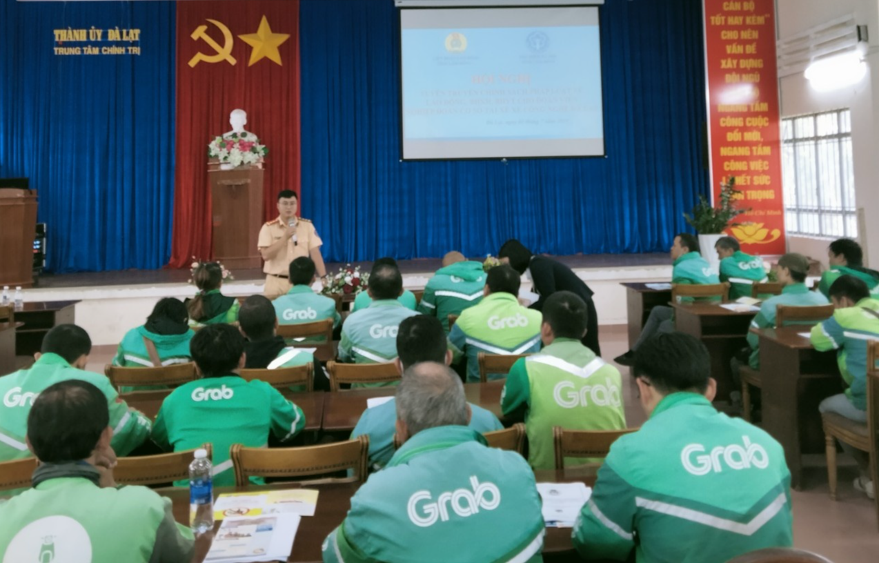 Công đoàn -  Nơi gắn kết và chia sẻ của Tài xế xe công nghệ ở Đà Lạt
