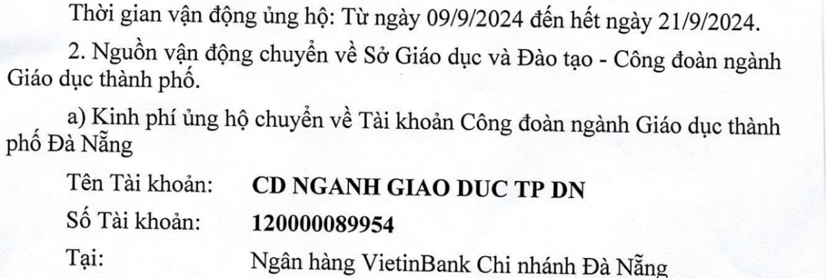 Công đoàn ngành Giáo dục TP Đà Nẵng hỗ trợ khắc phục hậu quả bão số 3 Công đoàn ngành Giáo dục TP Đà Nẵng hỗ trợ khắc phục hậu quả bão số 3