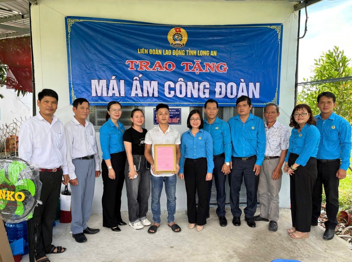 LĐLĐ tỉnh Long An: Tăng hỗ trợ “Mái ấm Công đoàn” lên 70 triệu đồng/căn