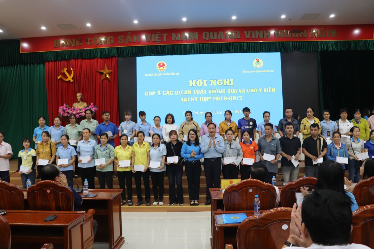 LĐLĐ Đồng Nai phối hợp chính quyền lấy ý kiến các dự án Luật liên quan đến người lao động