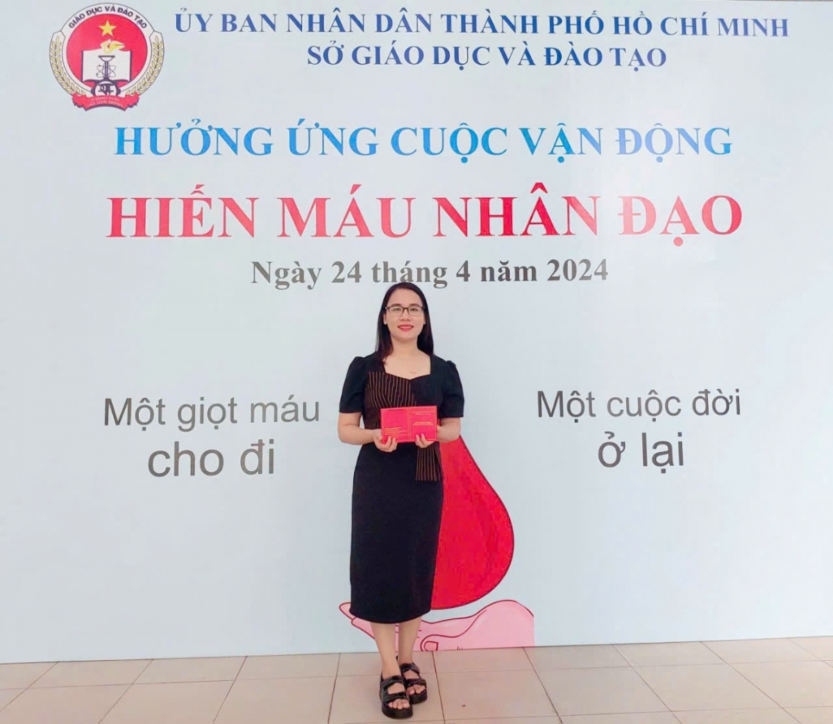 Cô Chủ tịch Công đoàn có tấm lòng nhân ái, hết lòng vì học sinh