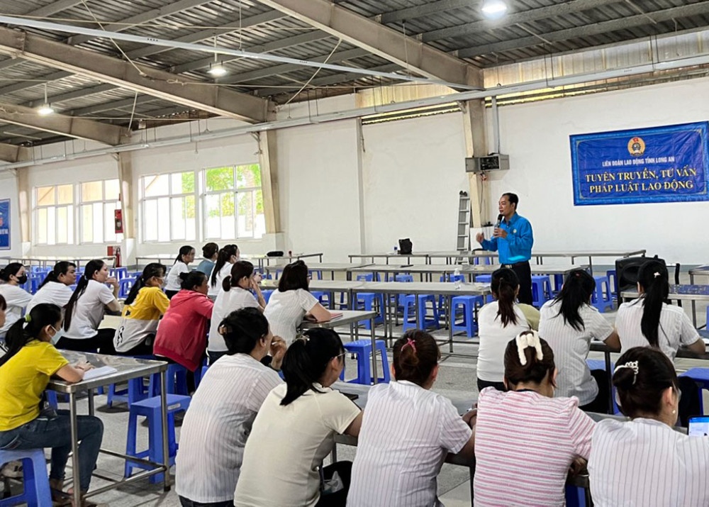 Long An: Công đoàn bảo vệ quyền lợi người lao động trong 27 vụ án