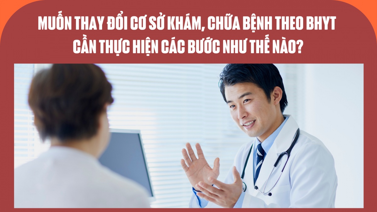 Muốn thay đổi cơ sở khám, chữa bệnh theo bảo hiểm y tế cần thực hiện các bước nào?