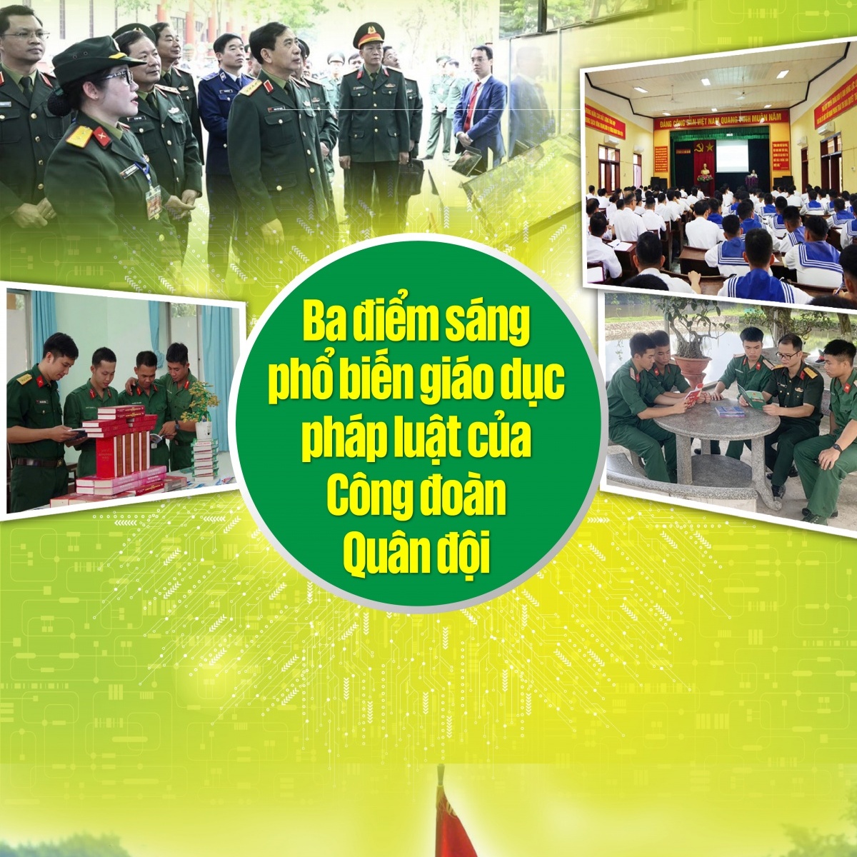 Ba điểm sáng phổ biến giáo dục pháp luật của Công đoàn Quân đội