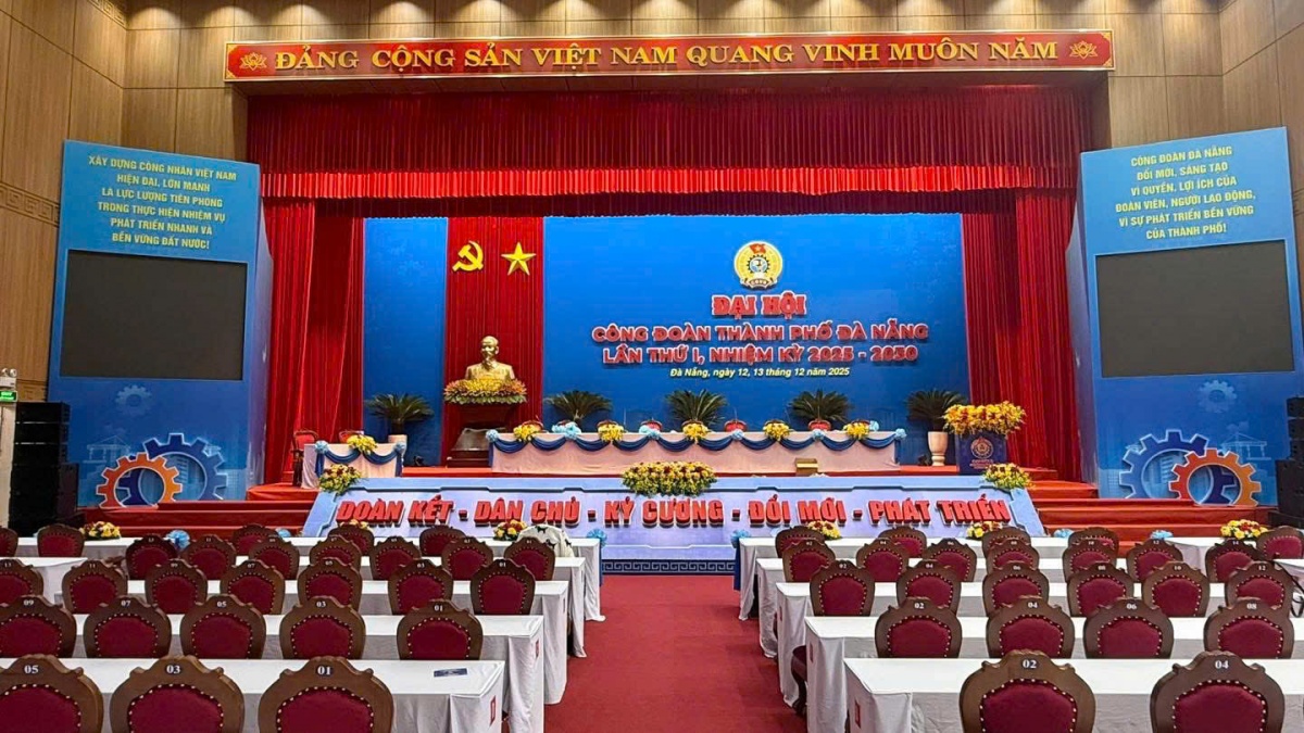 Đà Nẵng hoàn tất chuẩn bị cho Đại hội Công đoàn lần thứ I
