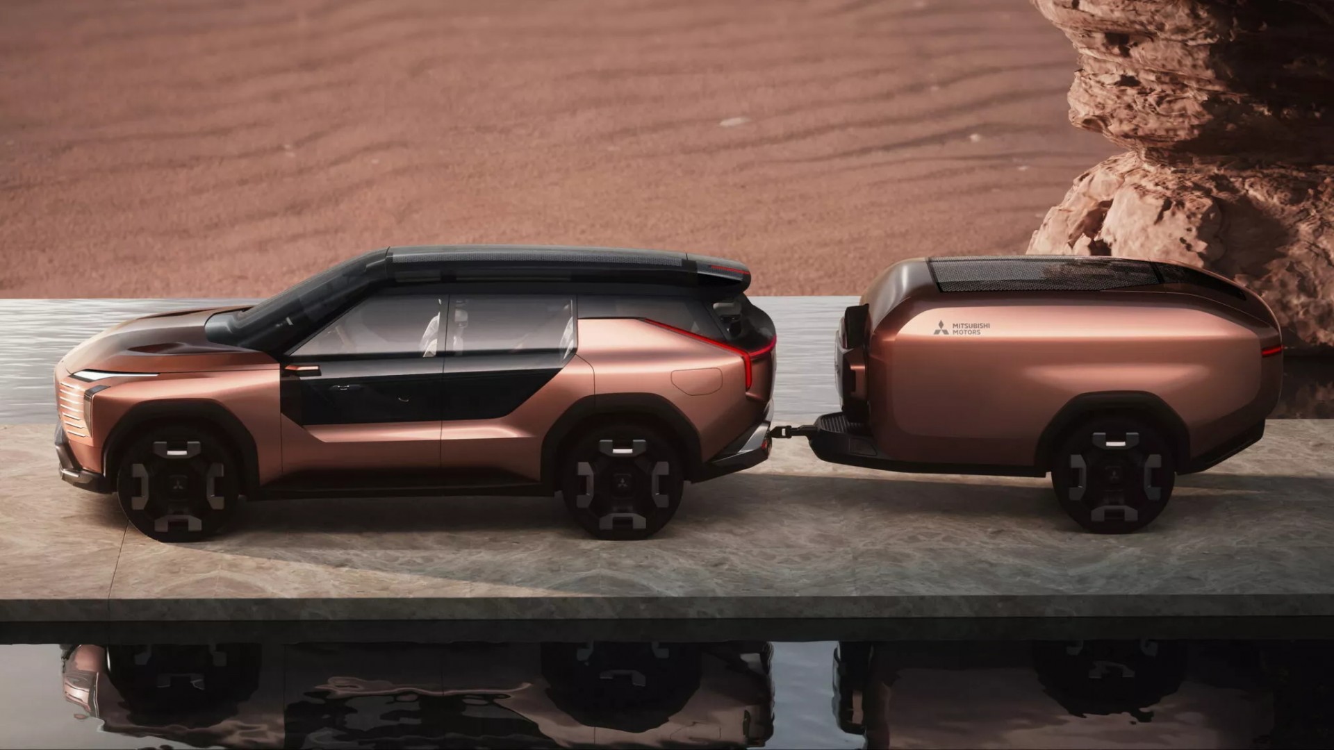 Mitsubishi giới thiệu Elevance Concept - mẫu SUV trang bị hệ dẫn động PHEV hiện đại Phía bên của Mitsubishi Elevance Concept