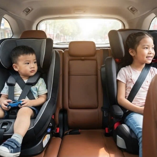 Bỏ quy định taxi, xe vận tải phải lắp ghế an toàn trẻ em