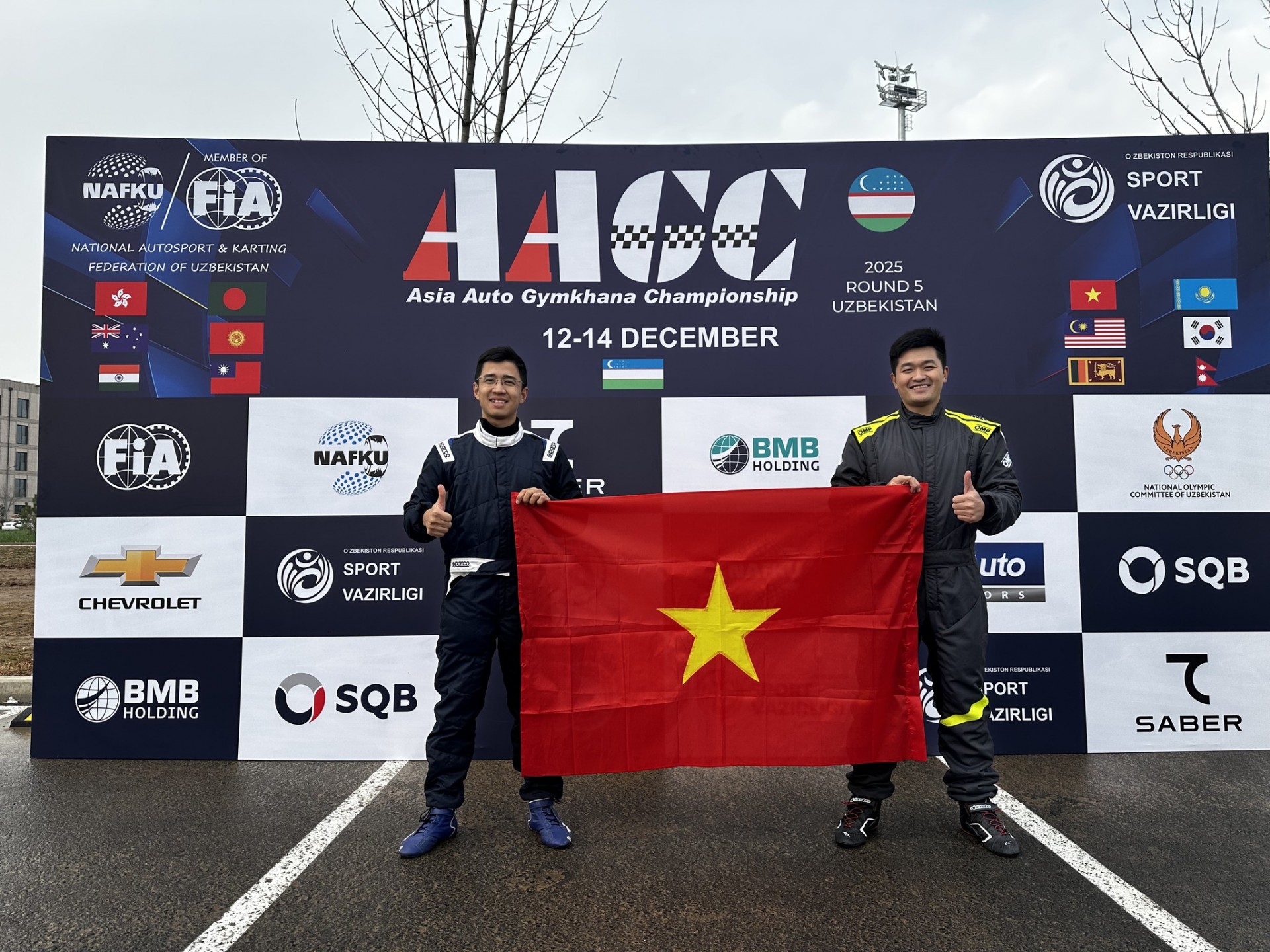 Đội tuyển Việt Nam tạo dấu mốc tại chung kết Asia Auto Gymkhana Championship 2025