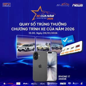 Fanpage Otofun tổ chức livestream quay số trúng thưởng “Xe Của Năm 2026”