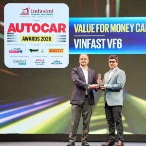 VinFast VF 6 được trao giải 'Mẫu xe đáng tiền nhất năm' tại Ấn Độ