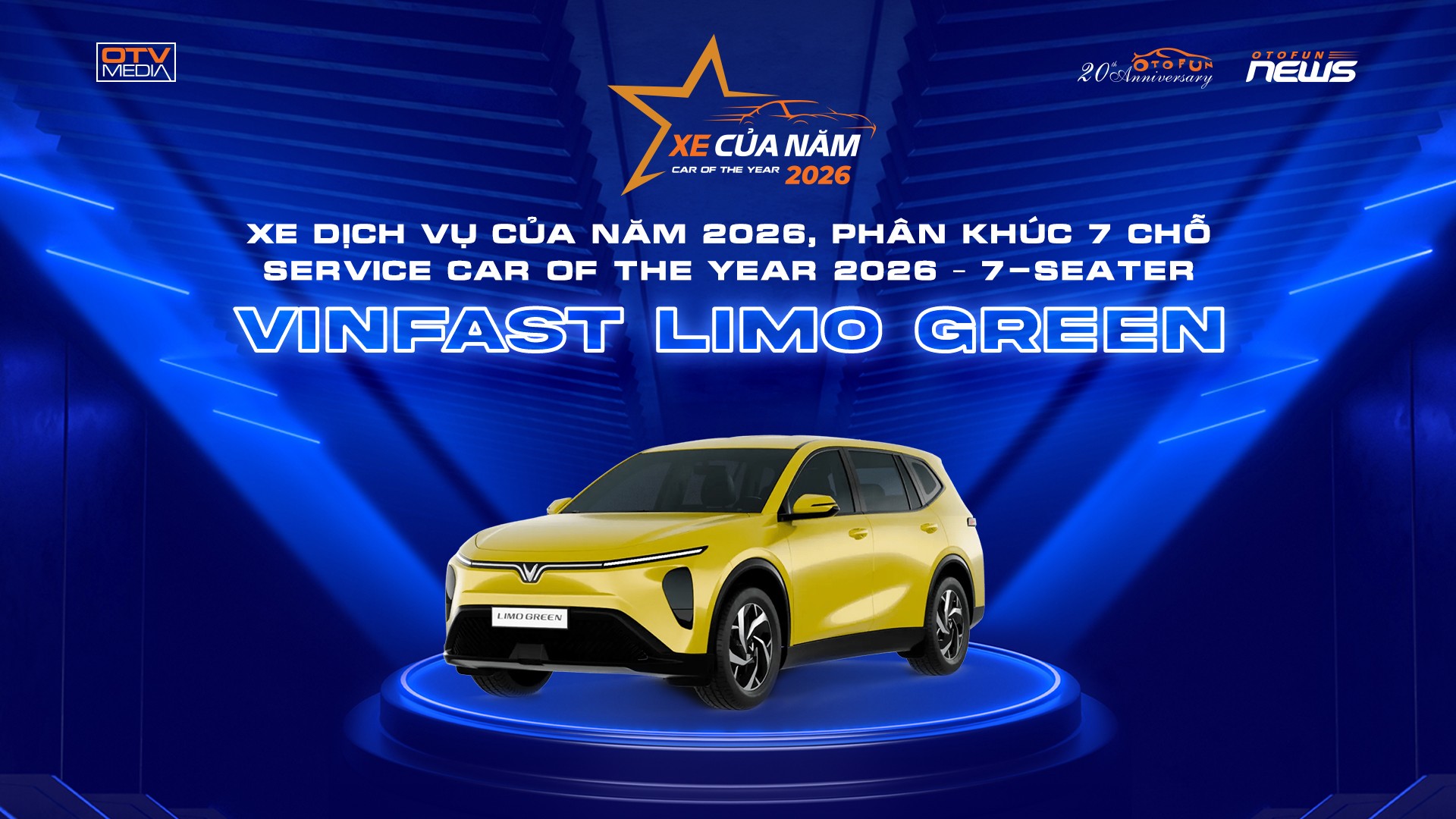 5 danh hiệu Xe Của Năm 2026 chính thức lộ diện