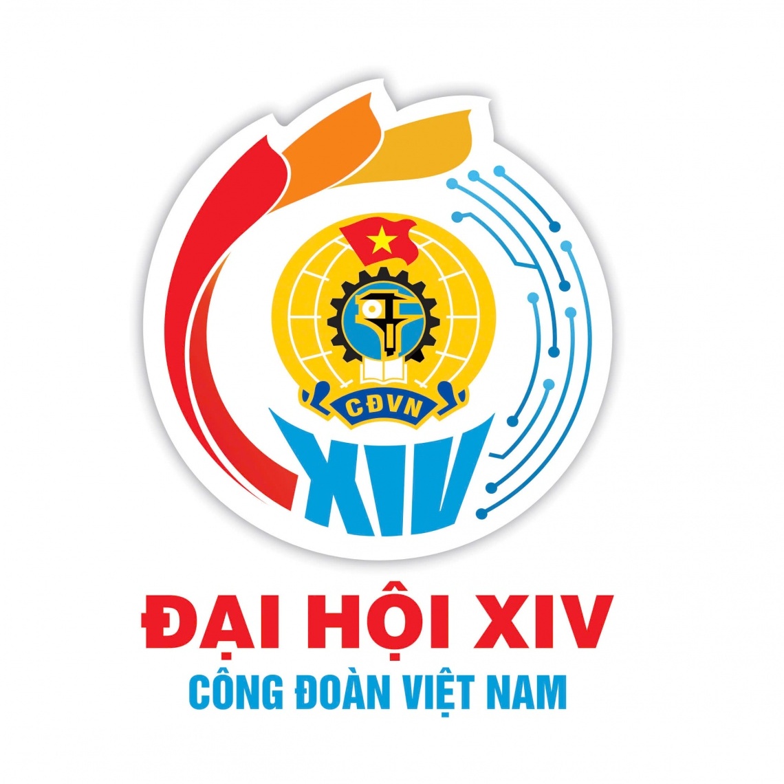 Công bố logo Đại hội XIV Công đoàn Việt Nam: Biểu tượng của đổi mới và hội nhập
