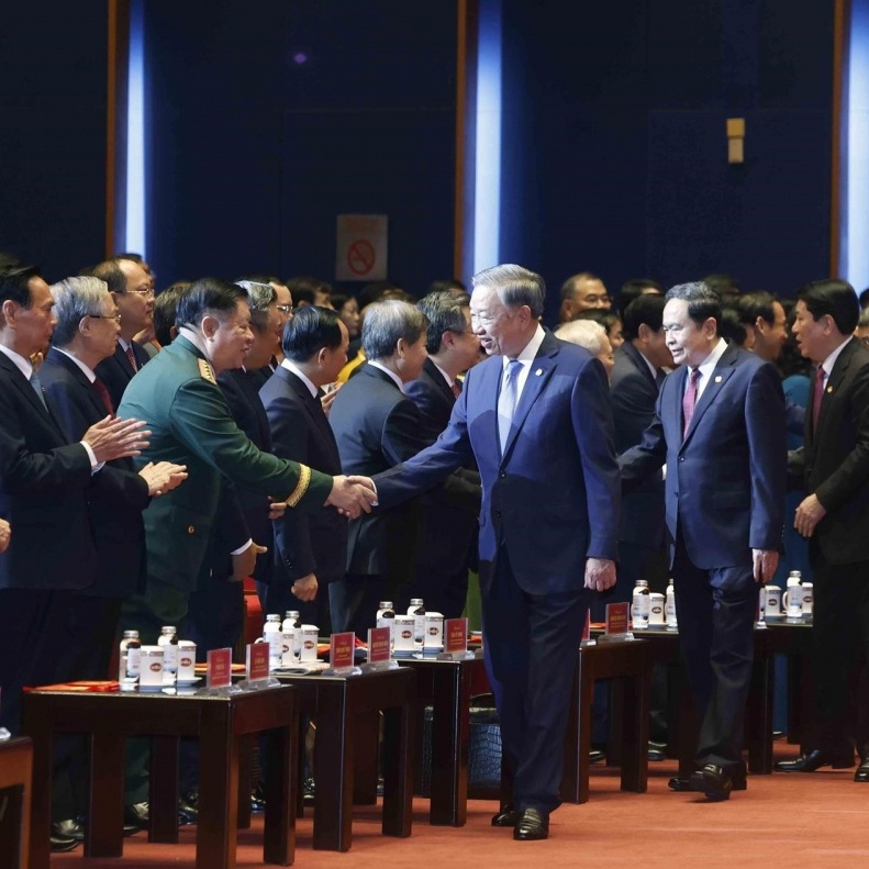 [Ảnh] Khai mạc trọng thể Đại hội đại biểu toàn quốc Mặt trận Tổ quốc Việt Nam lần thứ XI