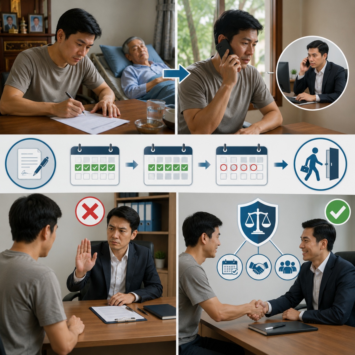 Nghỉ quá thời gian xin phép, công ty có quyền không nhận người lao động trở lại làm việc?