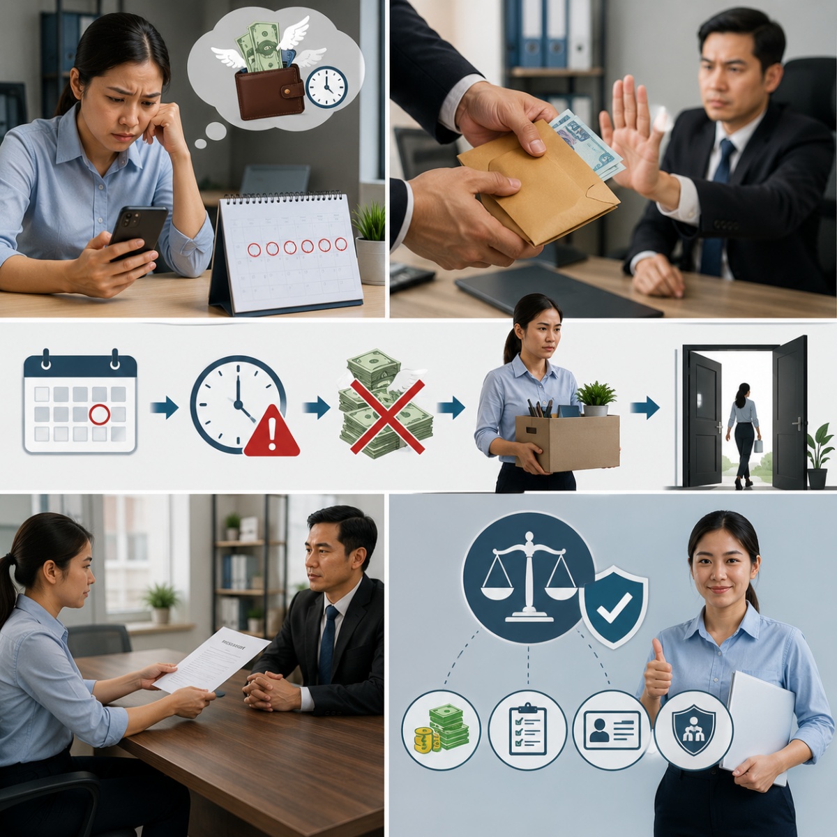 Công ty thường xuyên trả lương chậm, người lao động nghỉ việc ngay có đúng luật?