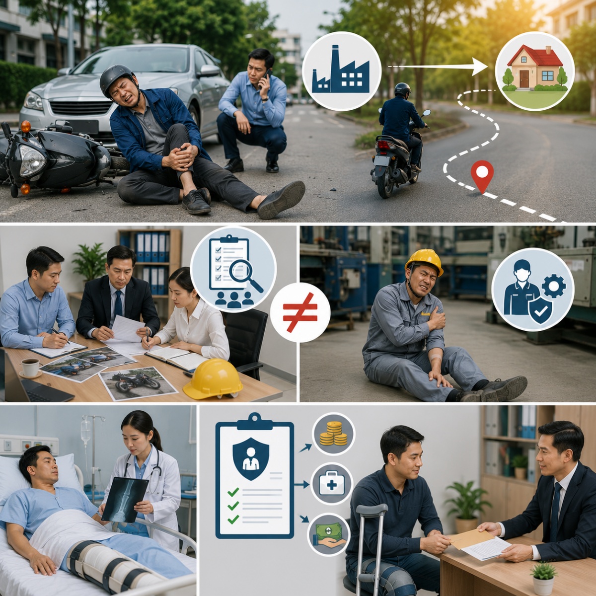 Tai nạn trên đường từ công ty về nhà có được xem là tai nạn lao động?