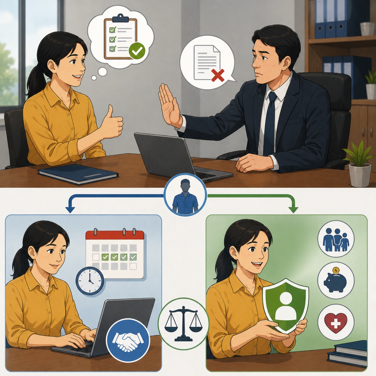 Thử việc đạt yêu cầu nhưng không được ký hợp đồng, có đúng quy định?