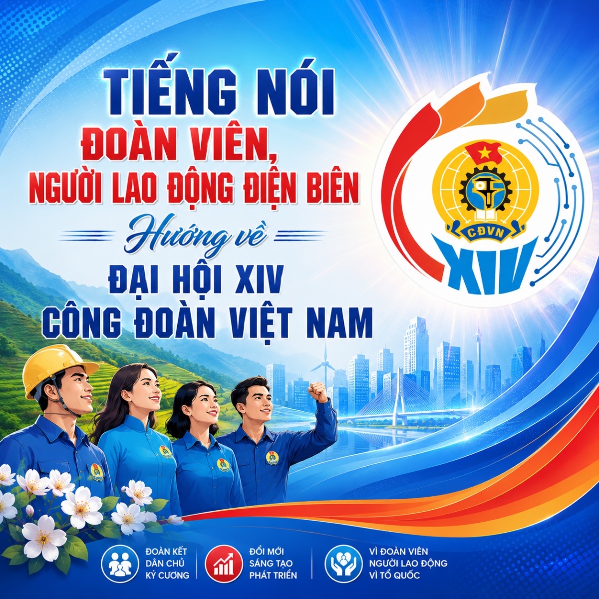 Cán bộ, đoàn viên tỉnh Điện Biên gửi kỳ vọng tới Đại hội XIV Công đoàn Việt Nam