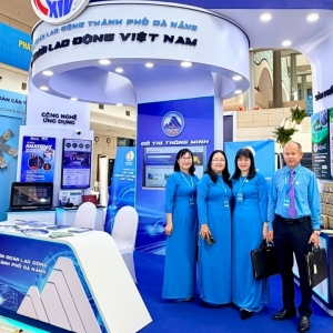 LĐLĐ TP Đà Nẵng trưng bày nhiều sản phẩm, sáng kiến tại Đại hội XIV Công đoàn Việt Nam
