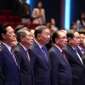 [Ảnh] Toàn cảnh phiên trọng thể Đại hội XIV Công đoàn Việt Nam