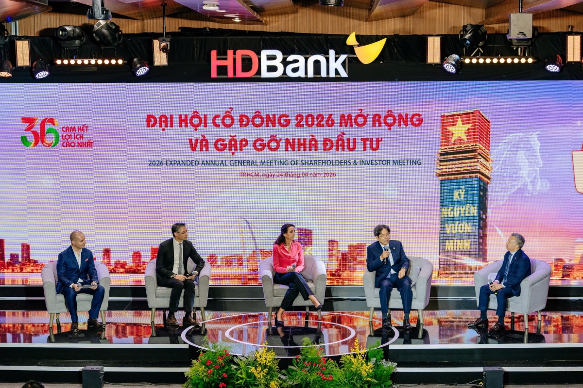 Đại hội đồng cổ đông HDBank 2026: Lợi nhuận kế hoạch tăng 41%, quy mô tiệm cận 1,2 triệu tỷ đồng