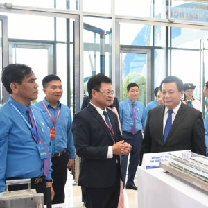 Công đoàn Đường sắt Việt Nam tham gia trưng bày tại Đại hội XIV Công đoàn Việt Nam