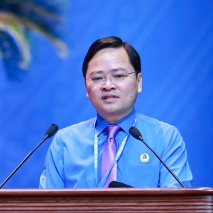 Đồng chí Nguyễn Anh Tuấn tái đắc cử Chủ tịch Tổng LĐLĐ Việt Nam khóa XIV