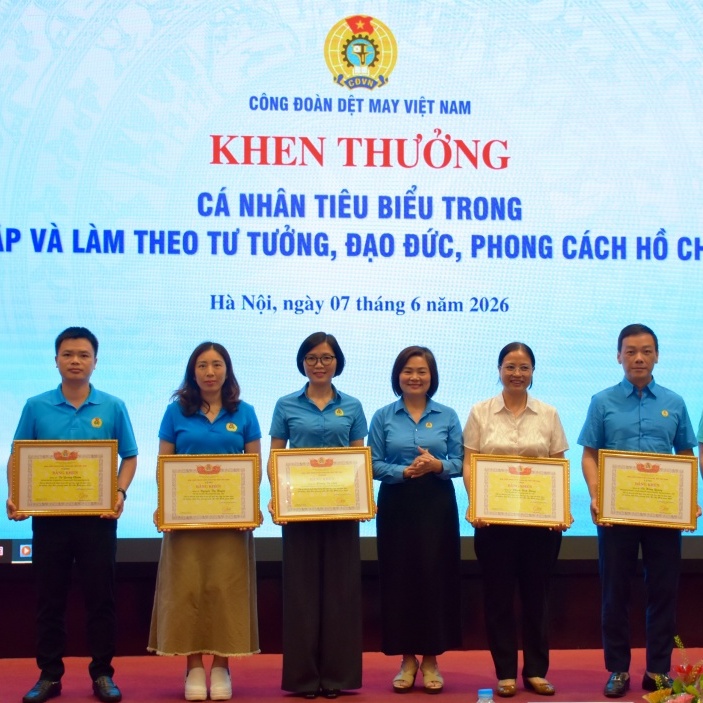 Tôn vinh người thợ giỏi, kiến tạo tương lai ngành Dệt may