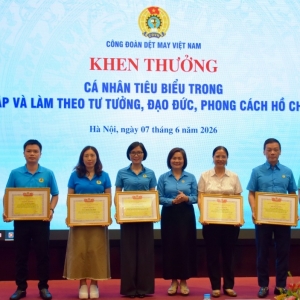 Tôn vinh người thợ giỏi, kiến tạo tương lai ngành Dệt may