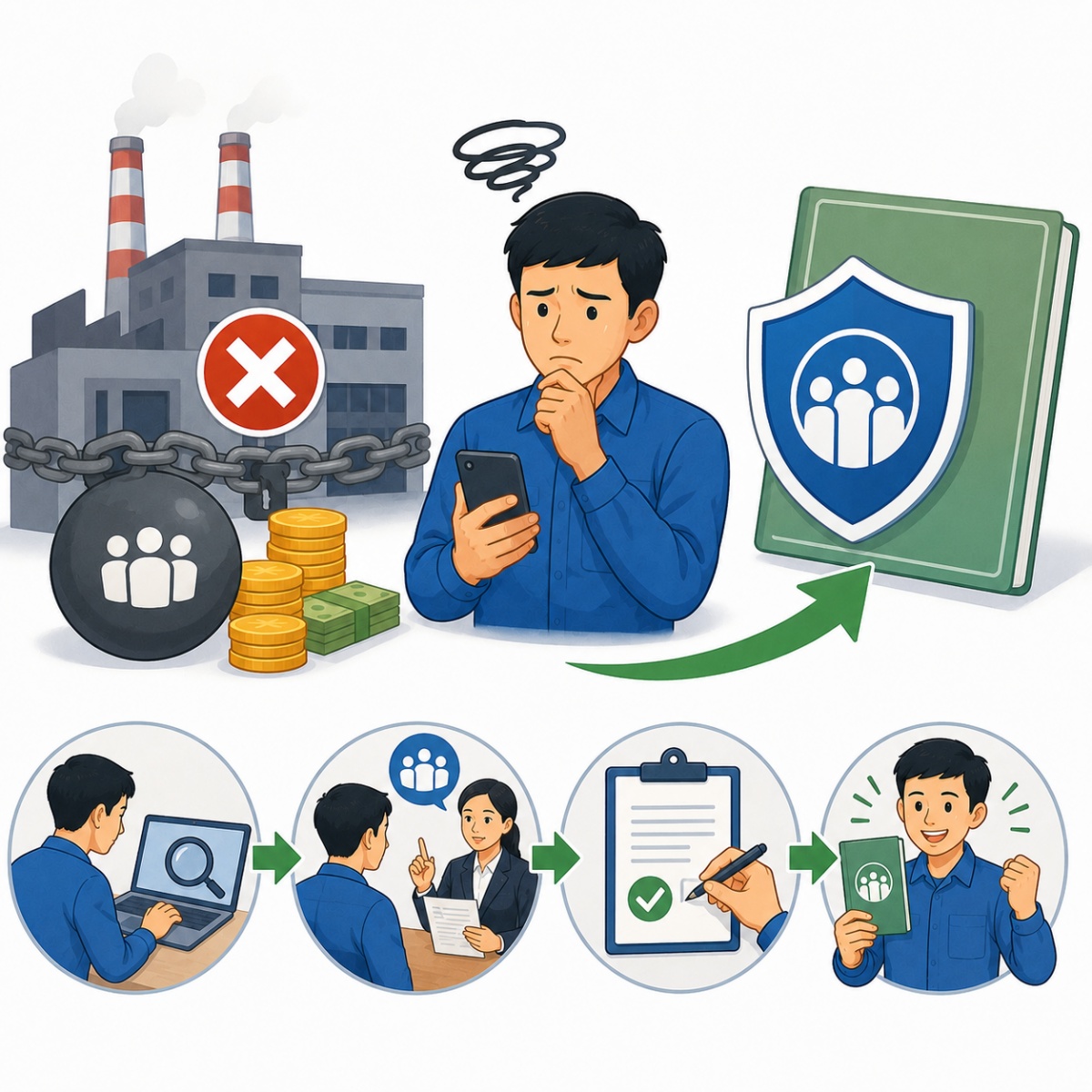 Công ty nợ BHXH kéo dài, người lao động cần làm gì để bảo vệ quyền lợi?