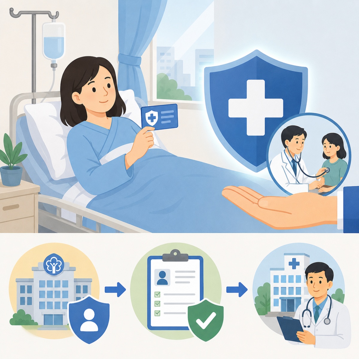 Nghỉ ốm dài ngày, người lao động vẫn được hưởng quyền lợi bảo hiểm y tế